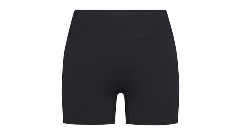 Pre-owned Nike X Skims Women's Matte 3" Short In Obsidian In Black