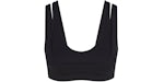 Soutien-gorge rond à double bretelle en obsidienne mat Nike x SKIMS pour femmes