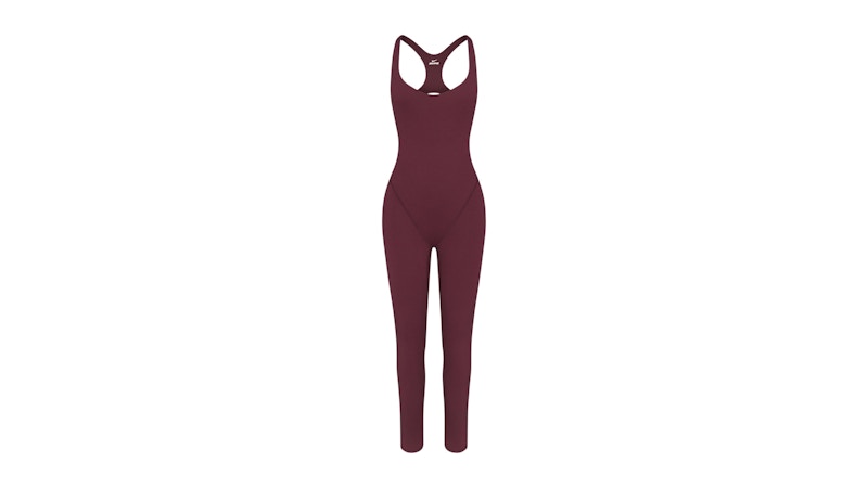 Nike x SKIMS, tutina lunga da donna Matte Racer Currant