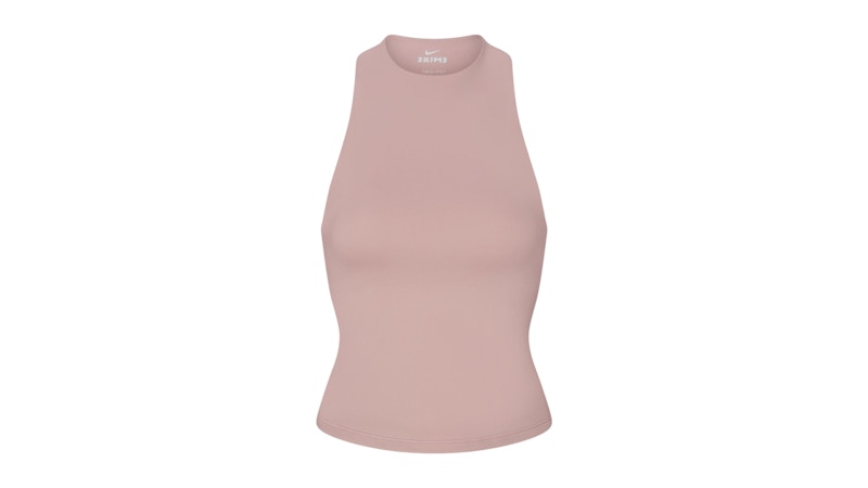 Nike x SKIMS Women's Mock Neck Racer Tank Himalayan