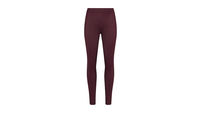 Pre-owned Nike X Skims Women's Shine Vline 26" Legging In Currant In Purple
