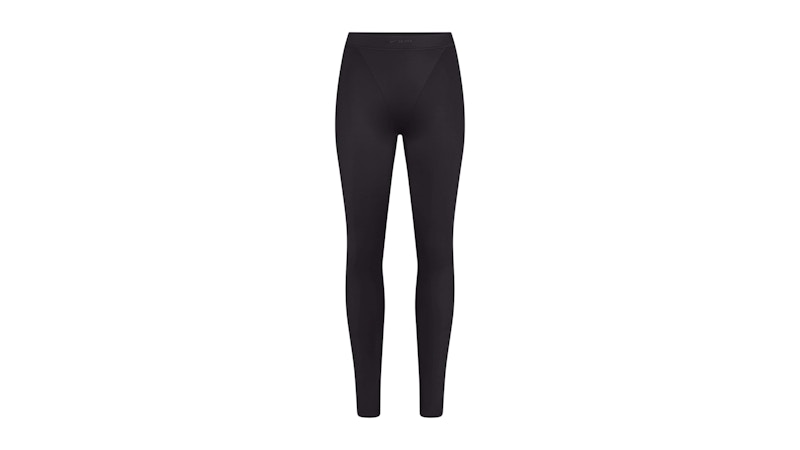Pre-owned Nike X Skims Women's Shine Vline 26" Legging In Obsidian In Black