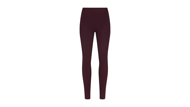 Pre-owned Nike X Skims Women's Vintage Seamless 26" Legging In Currant In Purple