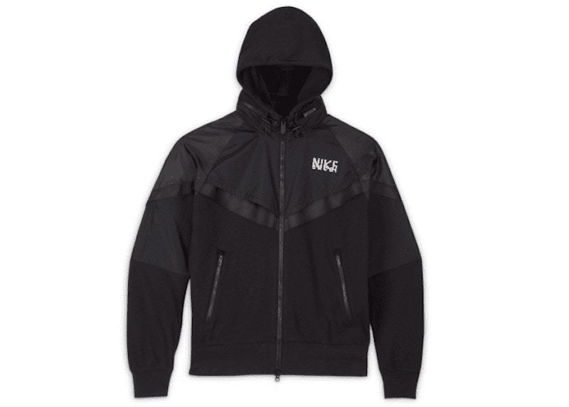 Nike x Sacai Full Zip Hoodie Black