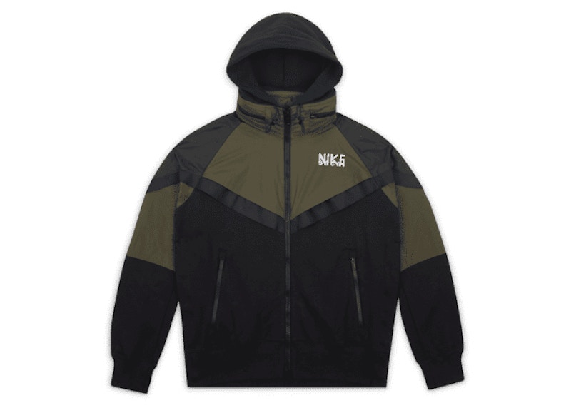 Nike x Sacai Full Zip Hoodie Khaki Men's - FW22 - US