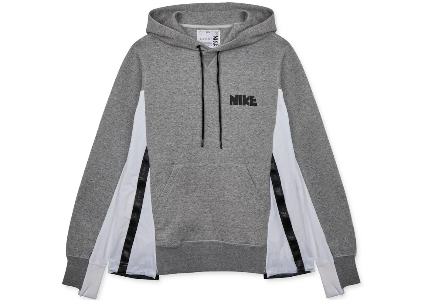 Nike x Sacai Hoodie Dark Grey Heather Men's - SS21 - US