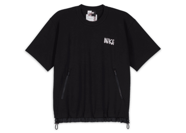 Nike x Sacai S/S Top T-Shirt (Asia Sizing) Black - FW22 - US