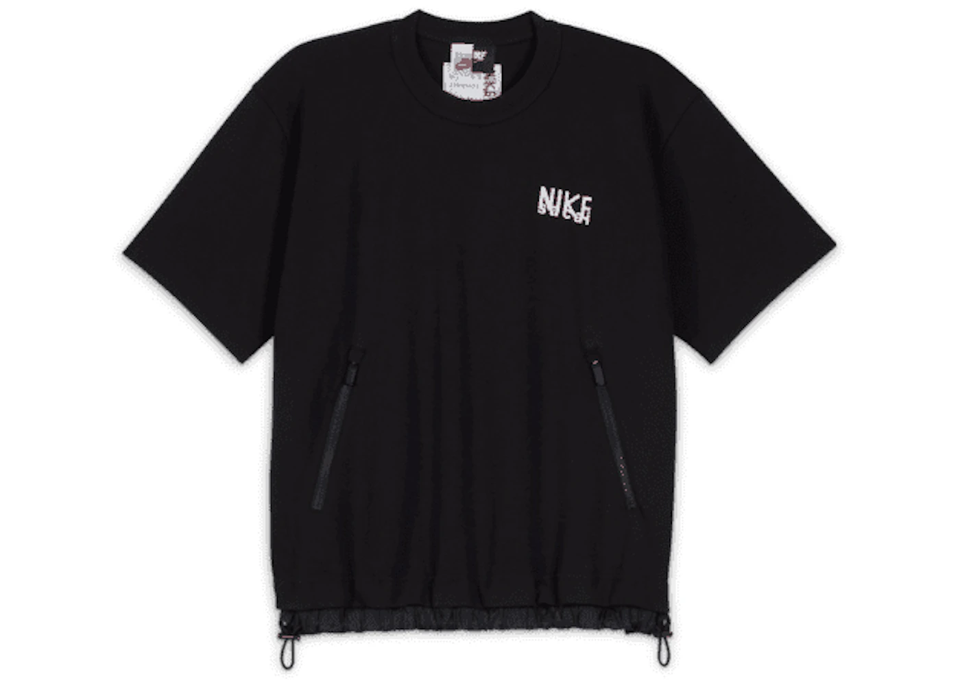 Nike x Sacai S/S Top T-Shirt (Asia Sizing) Black - FW22 - US