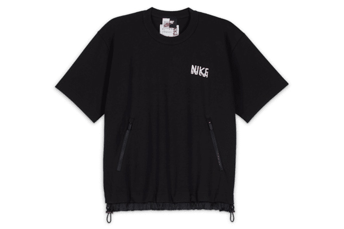 Pre-owned Nike X Sacai S/s Top T-shirt Black