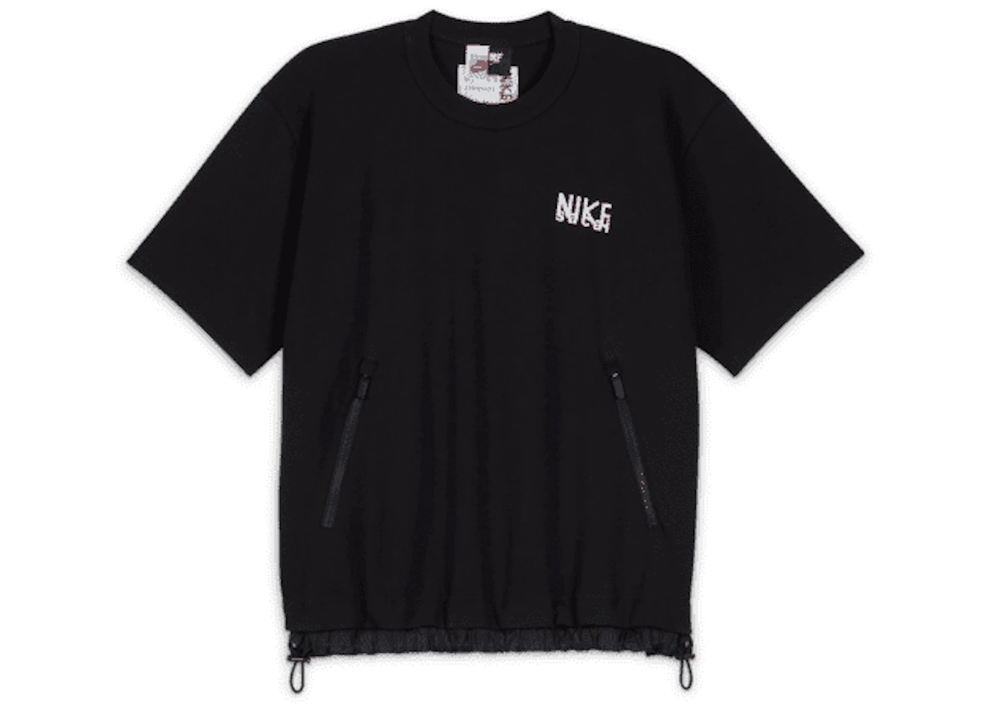 Nike x Sacai S/S Top T-Shirt Black - FW22 - ES