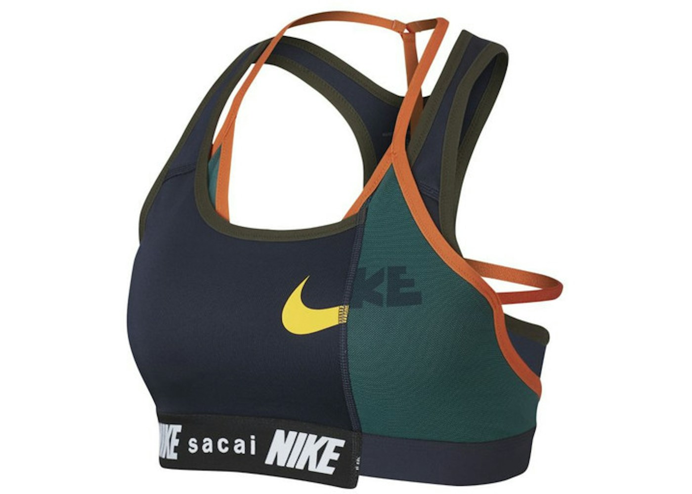 Nike x Sacai Sports Bra Navy/Green - FW19