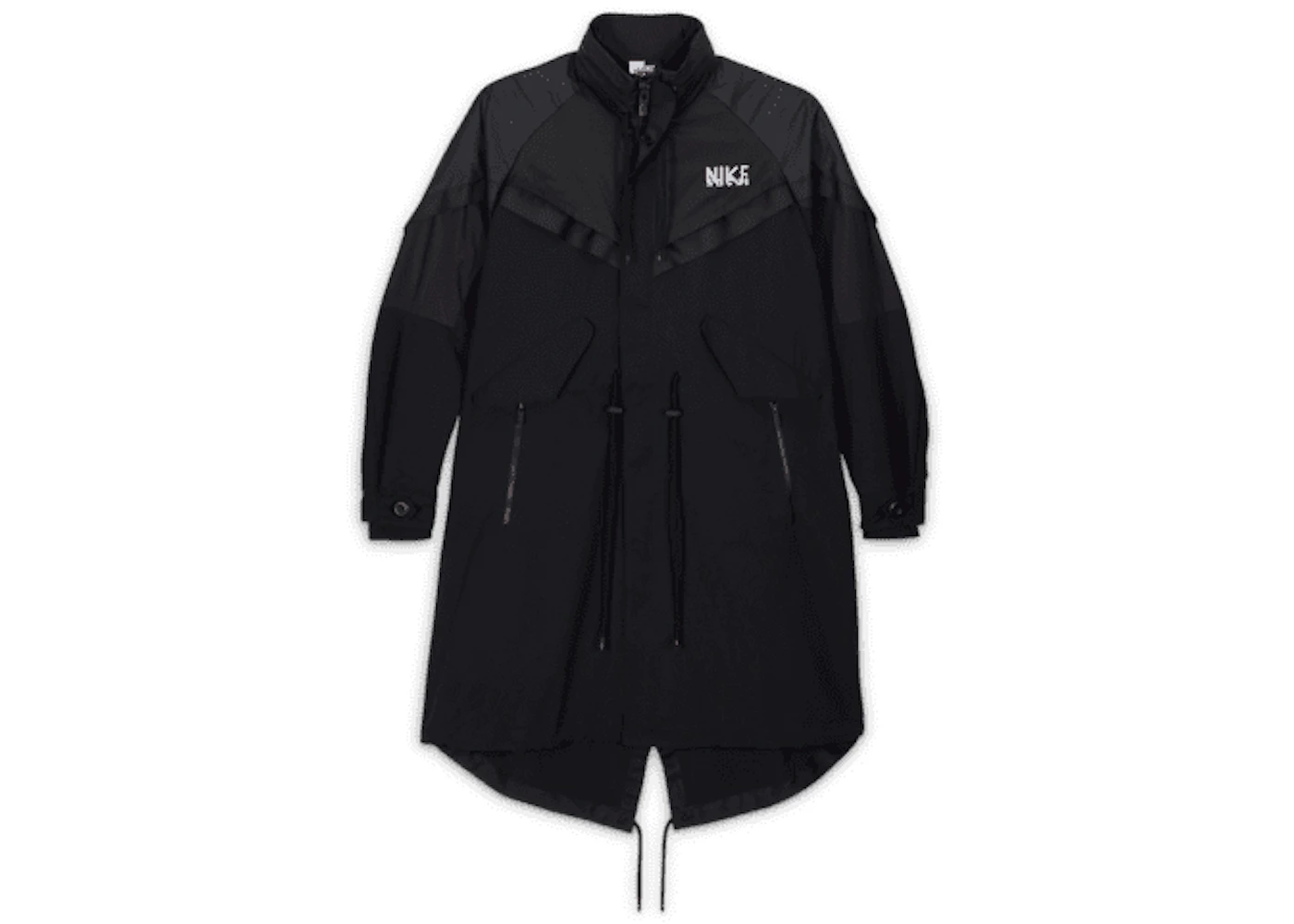 Nike x Sacai Trench Jacket (Asia Sizing) Black Men's - FW22 - US