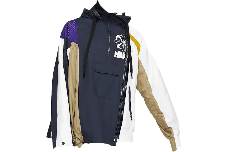 Nike x Sacai Women's Double Zip Jacket Obsidian/Court Purple