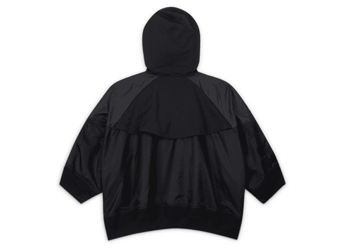 Nike x Sacai Womens Full Zip Hooded Jacket Black - FW22 - US