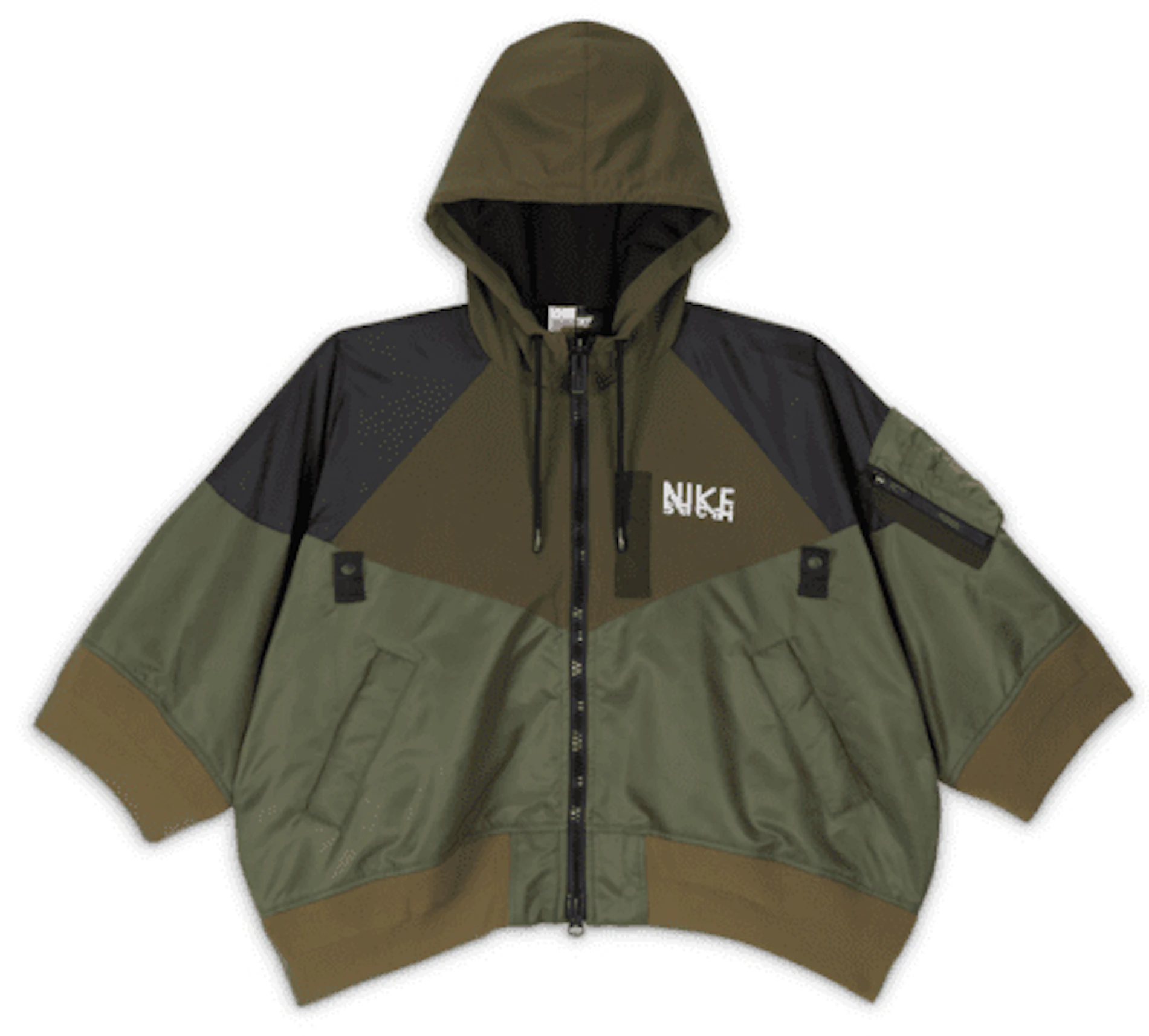 Nike x Sacai Womens Full Zip Hooded Jacket - ES