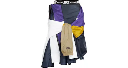 Nike x Sacai Women's Skirt Black/University Gold - FW19 - US