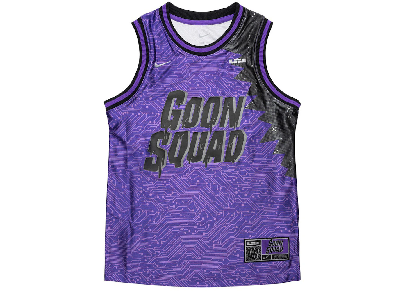 Nike x Space Jam: A New Legacy Big Kids Jersey Purple - FW23 - US