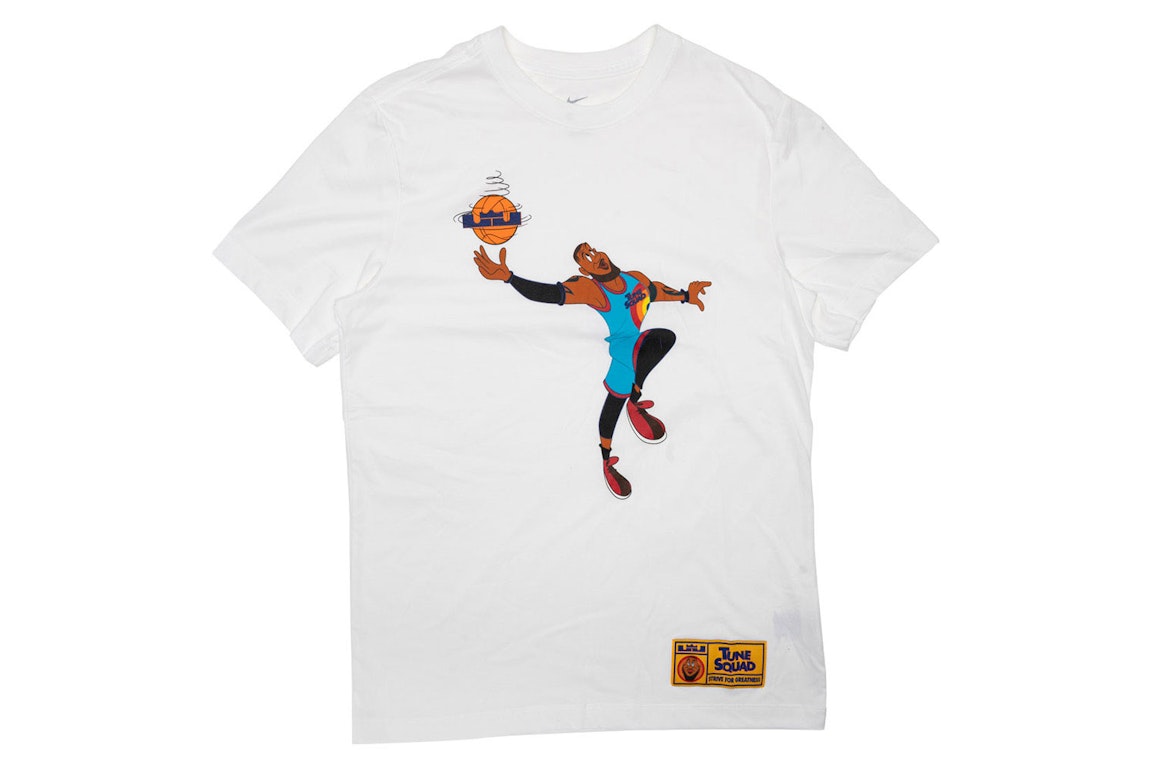 Pre-owned Nike X Space Jam: A New Legacy Good Squad T-shirt White
