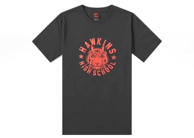 Nike x Stranger Things Hawkins High Tee Black Men's - FW21 - US