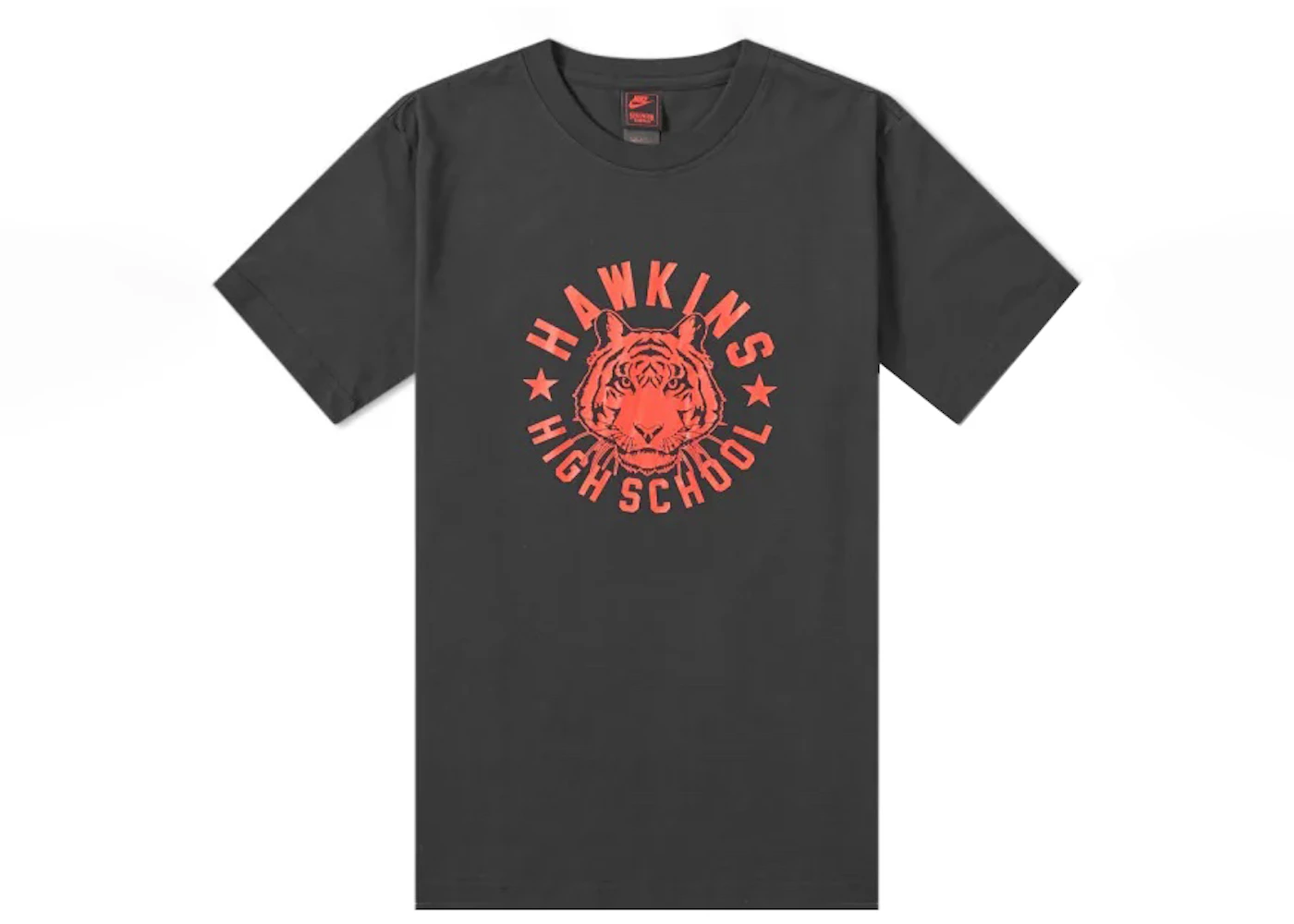 Nike x Stranger Things Hawkins High Tee Black Men's - FW21 - US