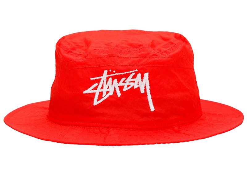 Nike x Stussy Bucket Hat Habanero Red