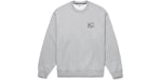 Sweatshirt Nike x Stussy ras du cou polaire printemps-été 2023 gris