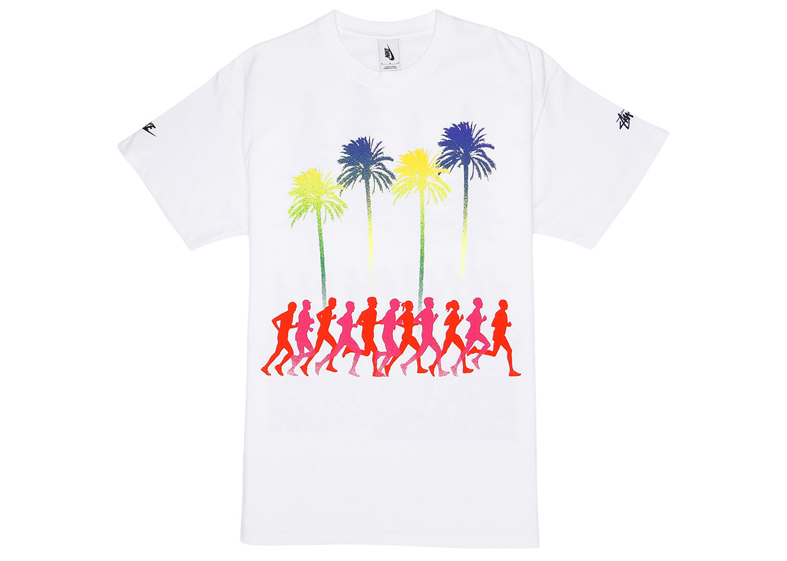 Nike x Stussy Douglas Firs to Palm Trees T-Shirt White Men's