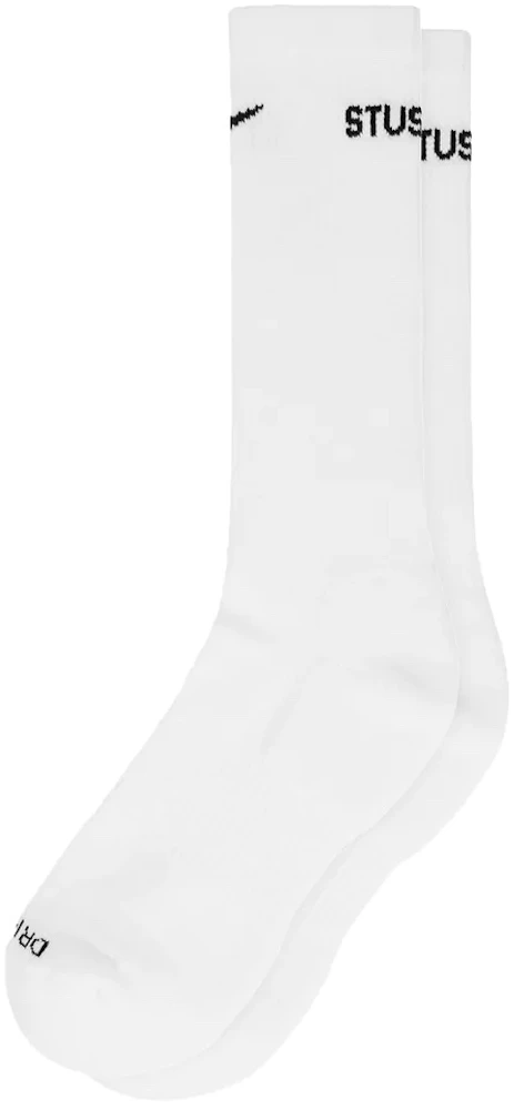 Nike x Stussy Dri-Fit Crew Socks White Men's - SS22 - US