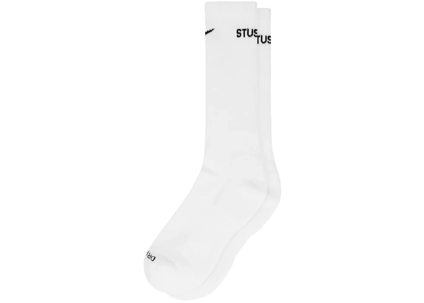 Nike x Stussy Dri-Fit Crew Socks White Men's - SS22 - US