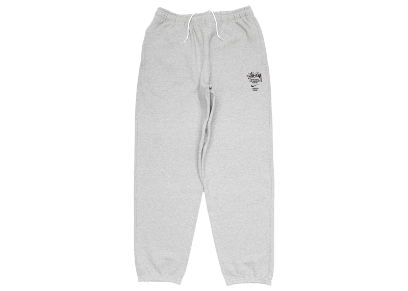 Nike x Stussy International Sweatpants Heather Grey Men's - SS21 - US