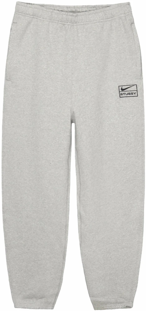 Nike x Stussy NRG BR Fleece Sweatpants (Asia Sizing FW23) Grey Heather ...