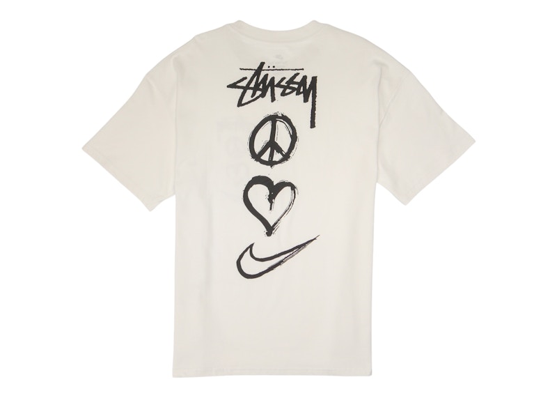 Nike x Stussy Peace, Love, Swoosh T-shirt (US Sizing) White