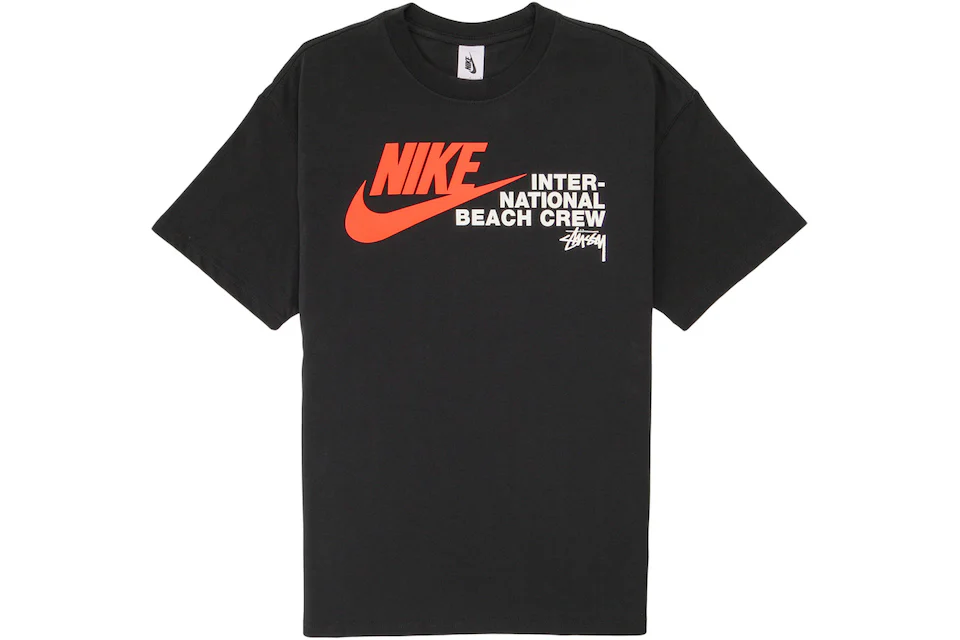 Nike x Stussy International Beach Crew T-Shirt Black