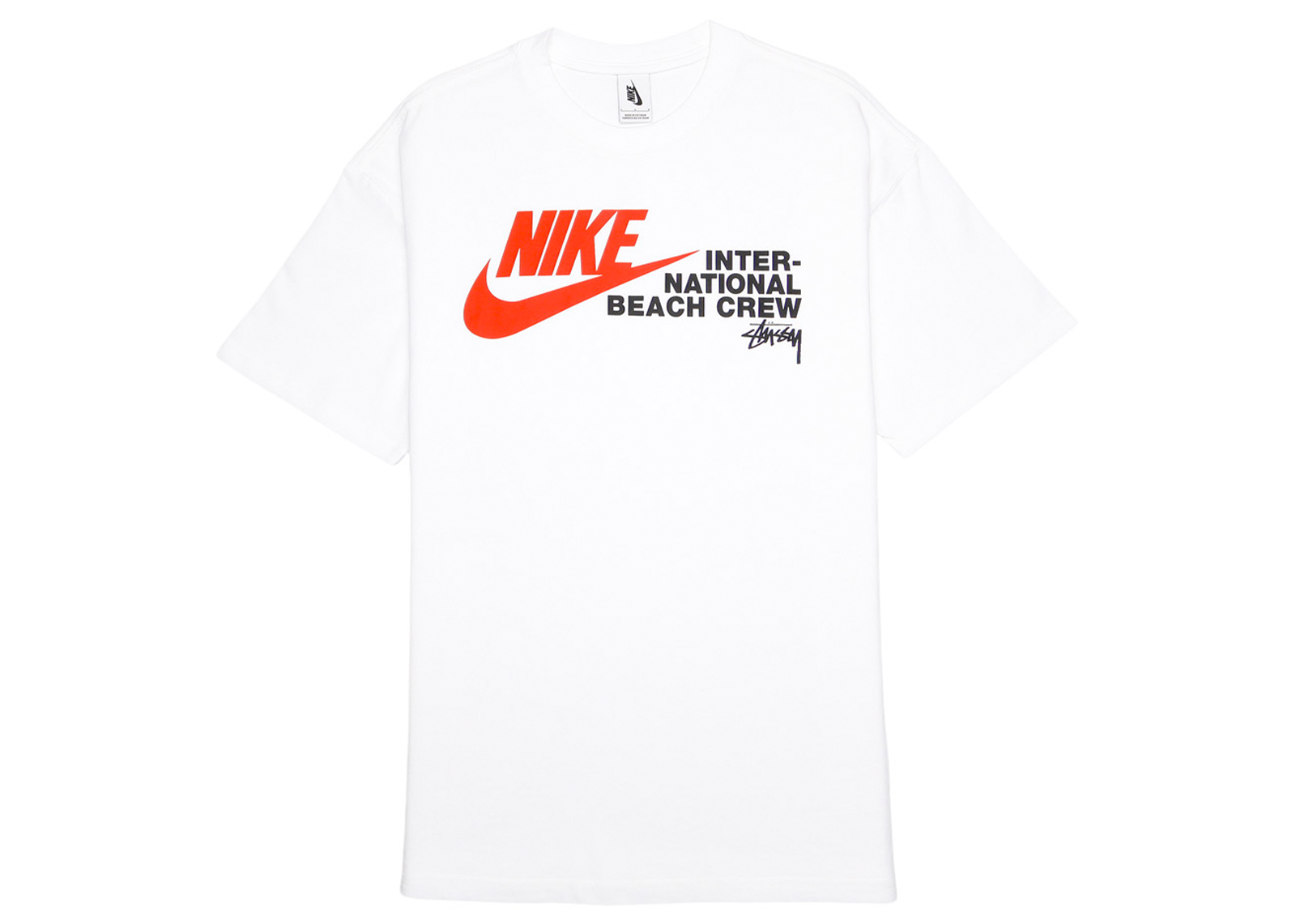 Nike x Stussy International Beach Crew T-Shirt White
