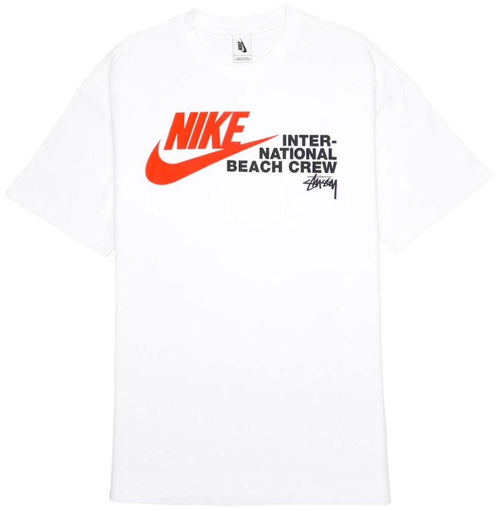 Nike x Stussy International Beach Crew T-Shirt White Men's - SS20 - US