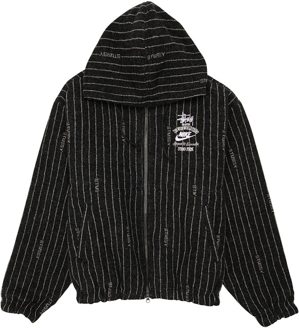 Nike Stussy Striped Wool Jacket Black SS23 - US
