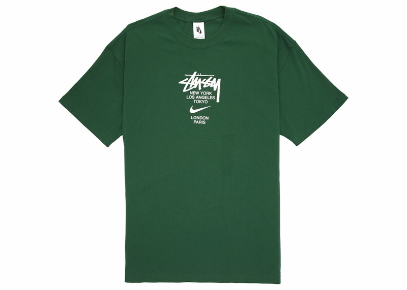 Nike x Stussy International T-shirt Green Men's - FW20 - US