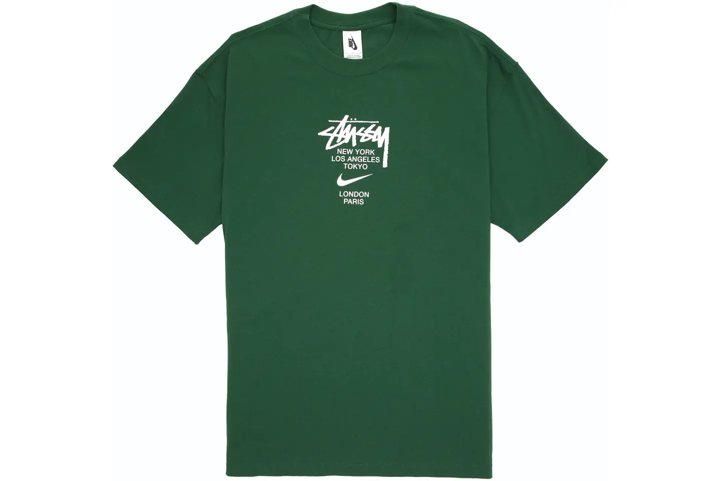 Nike x Stussy International T-shirt Green Men's - FW20 - US
