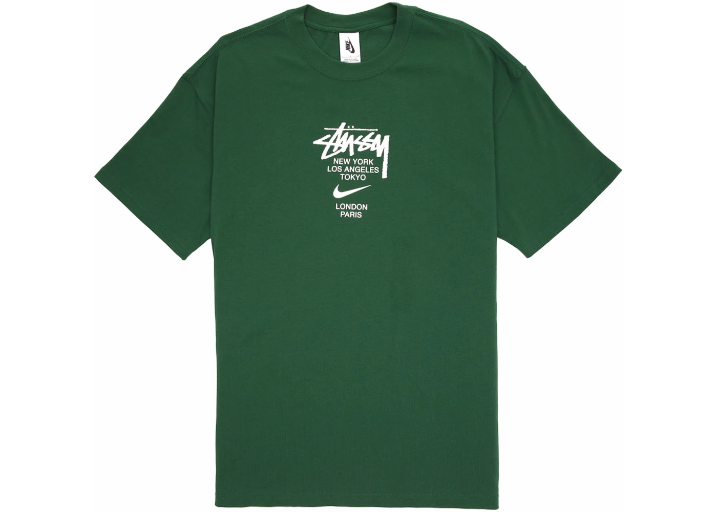 Nike x Stüssy International Camiseta Verde Hombre FW20 ES