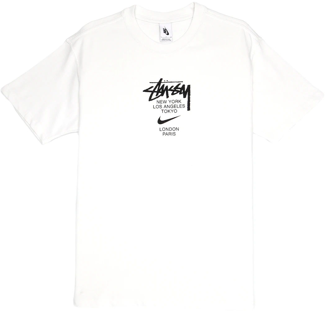 teleskop symbol Finde sig i Nike x Stussy International T-shirt White - FW20 Men's - US