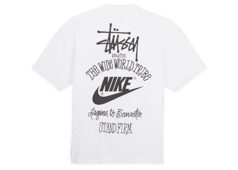 Nike x Stussy The Wide World Tribe T-Shirt (Asia Sizing) White