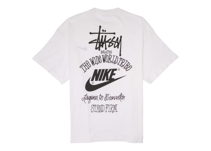 NIKE STUSSY Tシャツ XL ホワイト-