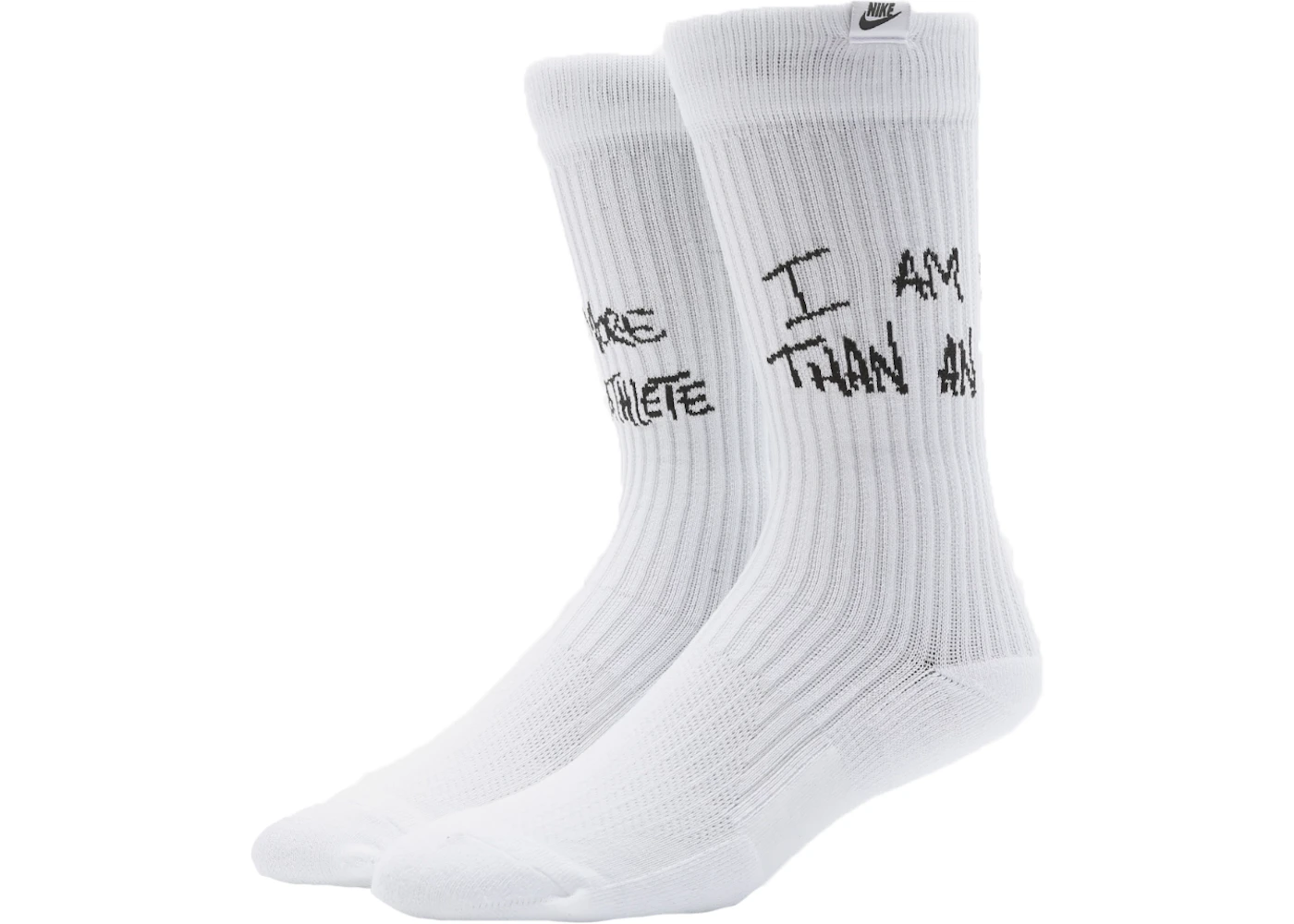 Nike x UN LeBron James More Than An Athlete Elite Crew Sock White