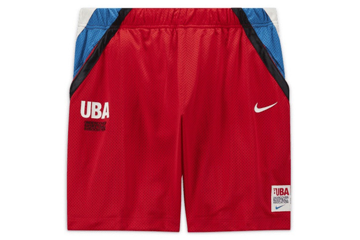 Pre-owned Nike X Undercover Mesh Shorts Red/black/blue