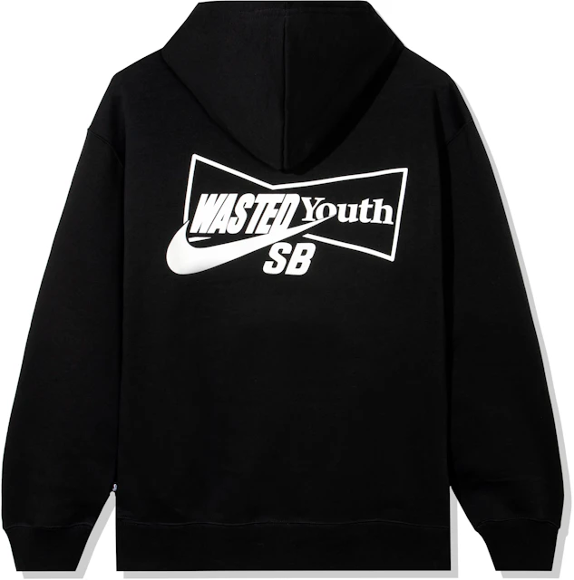 A bordo gene despierta Nike x Wasted Youth Logo Hoodie Black - SS21 - ES