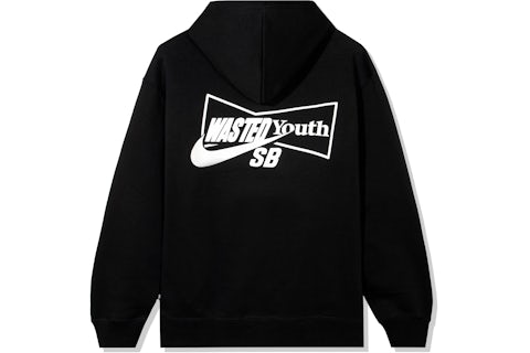 Nike x Wasted Youth Logo Hoodie Black - SS21 - US Nike x Wasted Youth Logo Hoodie Black - SS21 - US