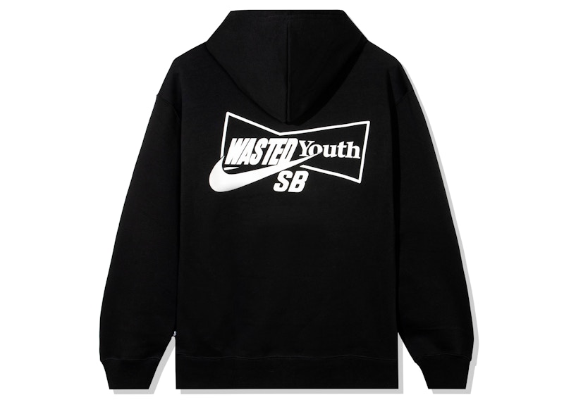 Wasted Youth Hoodie #2 Black 2XL | tspea.org