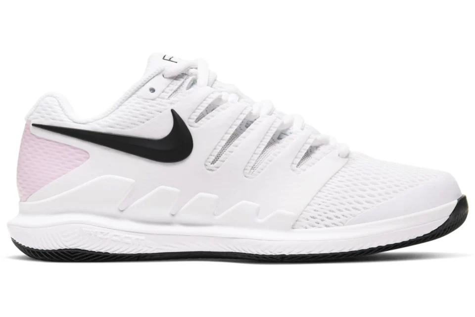 Women's air zoom vapor x tennis shoes white and black Clearance