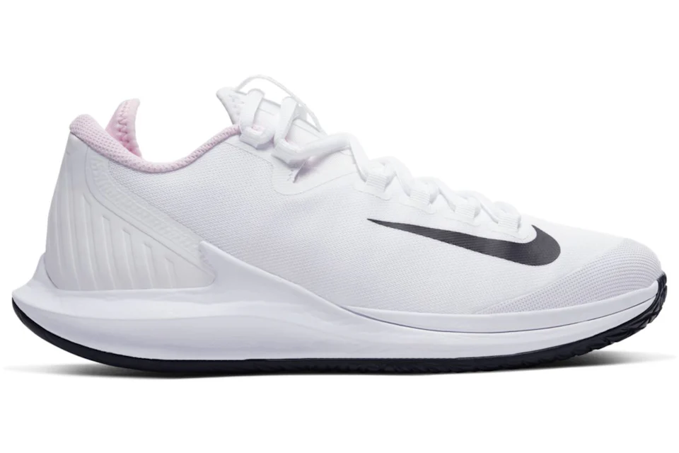 Nike women's court air zoom zero tennis shoes black and white Clearance