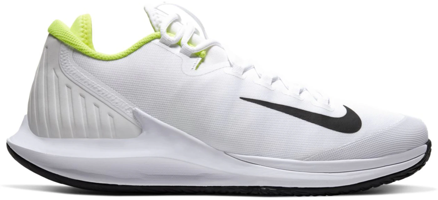 Tercero Palmadita Relativo Nike Court Air Zoom Zero White Volt Men's - AA8018-104 - US